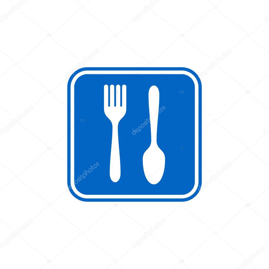 Vector Icon Template - Restaurant
