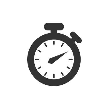Kronometre simgesi Logo şablonu