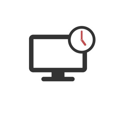 Zaman masaüstü ekran, monitör, bilgisayar kutsal kişilerin resmi Logo şablonu