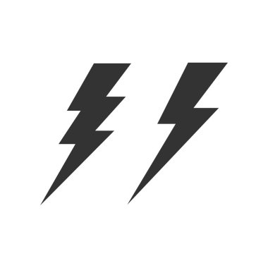Enerji / güç simgesi Logo şablonu