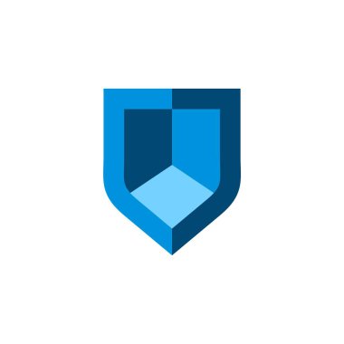 Boş kalkan Logo şablonu