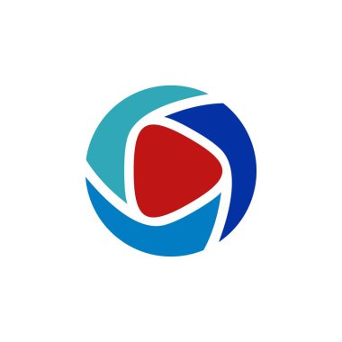 Soyut daire çekim kamera Logo şablonu