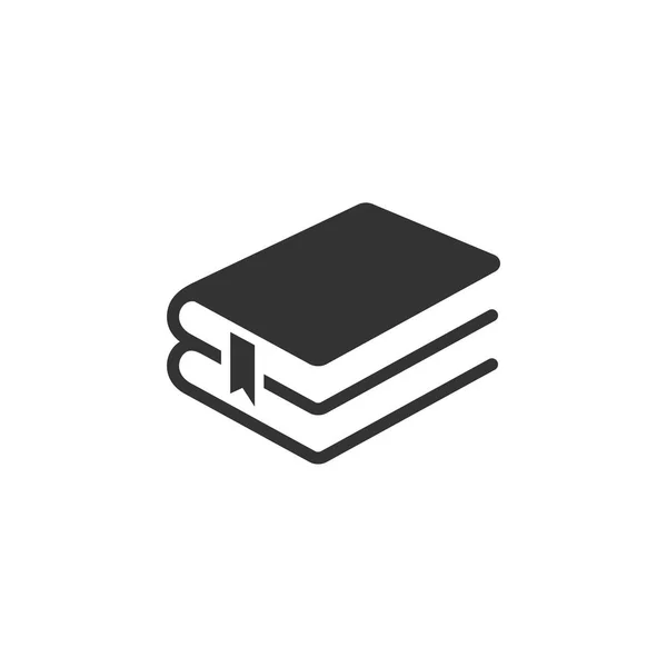 Libro Educación Icono Logo Plantilla — Vector de stock