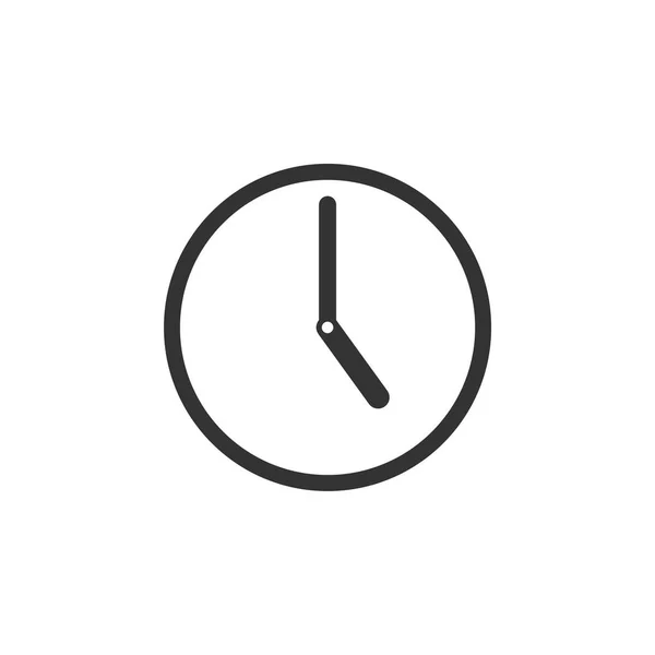 Klockan Ikonen Logotyp Mall — Stock vektor