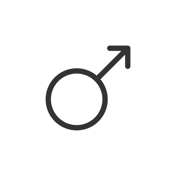 Mužské Ikonu Logo Šablona — Stockový vektor