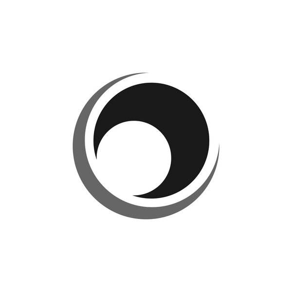 Circle Lens Icon Logo Template