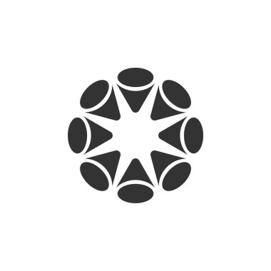 Yıldız süs Logo şablonu