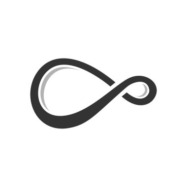 Infinity vektör Logo şablonu