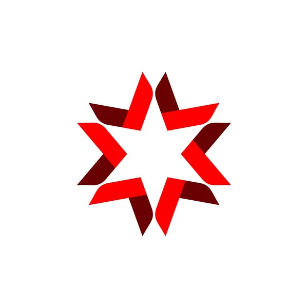Plantilla Decorativa Star Logo — Vector de stock