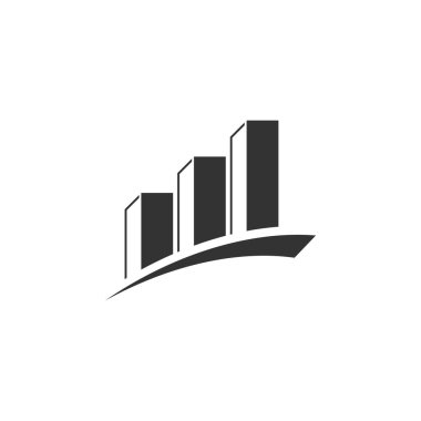 Borsa finans Logo şablonu