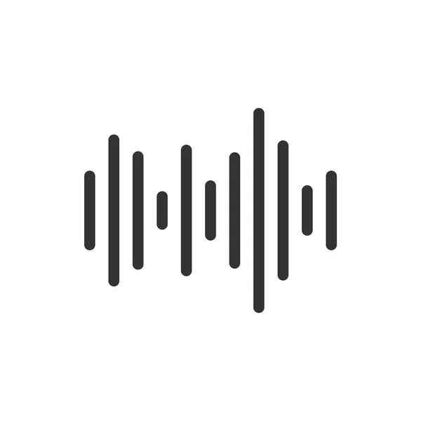 Ton Der Wellen Linie Logo Vorlage — Stockvektor