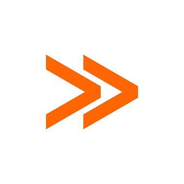 İleri ok Logo şablonu