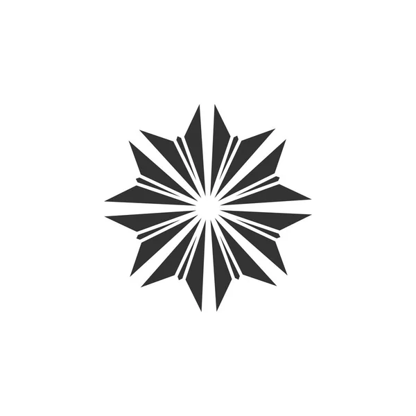スター スパークのロゴのテンプレート — ストックベクタ