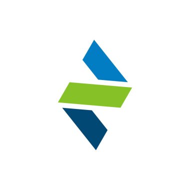 Z veya N ve S mektup Logo şablonu