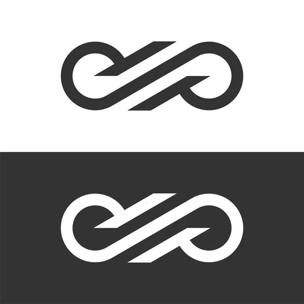 Szablon Logo Ozdobnych Infinity — Wektor stockowy