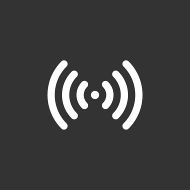 Sinyal simgesi Logo şablonu