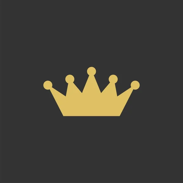 Элегантный Шаблон Логотипа Короны — стоковый вектор