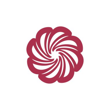 Dekoratif çiçek Logo şablonu