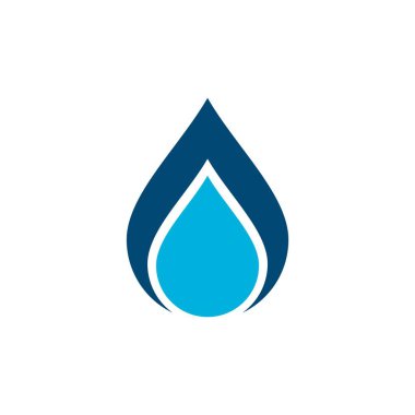 Damla su Logo şablonu