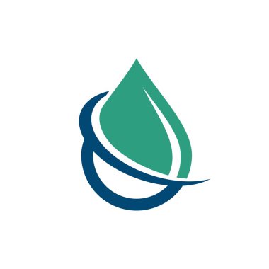 Damla su Logo şablonu