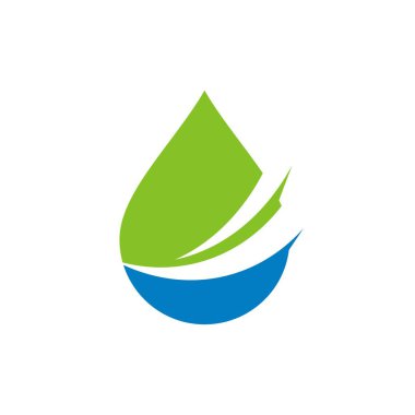 Damla su Logo şablonu
