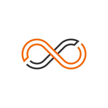 Infinity vektör Logo şablonu