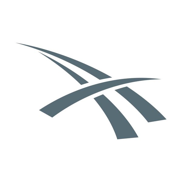 Road Swoosh Logo Template