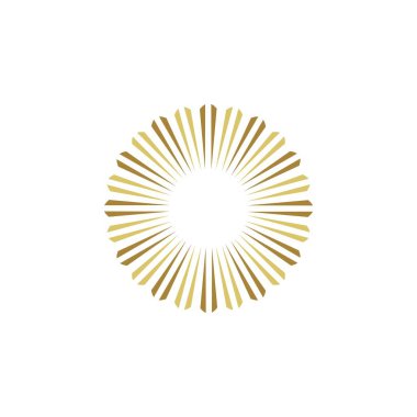 Süs çiçek vektör Logo şablonu