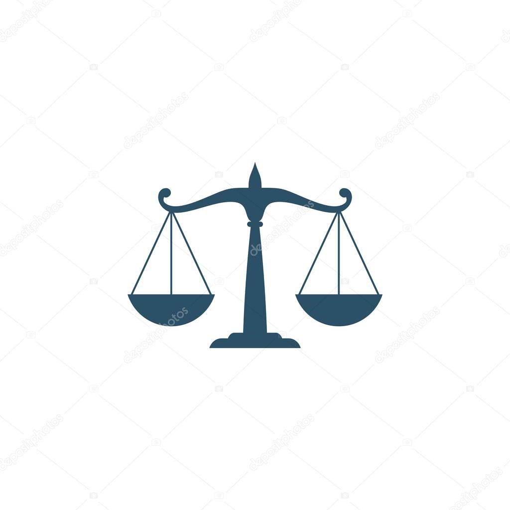 Scale of Justice Logo Template