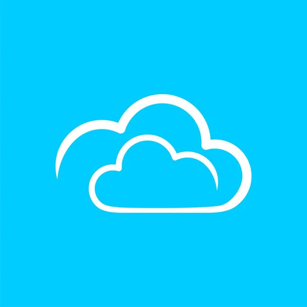 Cloud Icon Logo Template — Stock Vector
