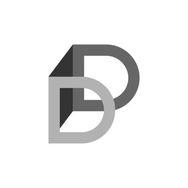 Mektup satırları Logo şablonu