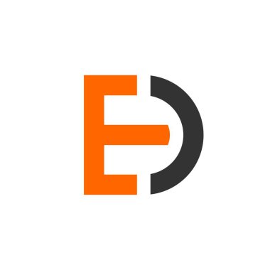 Mektup satırları Logo şablonu