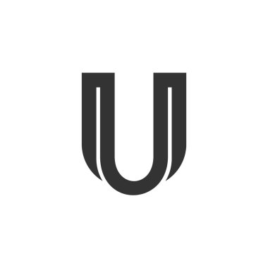 Mektup satırları Logo şablonu