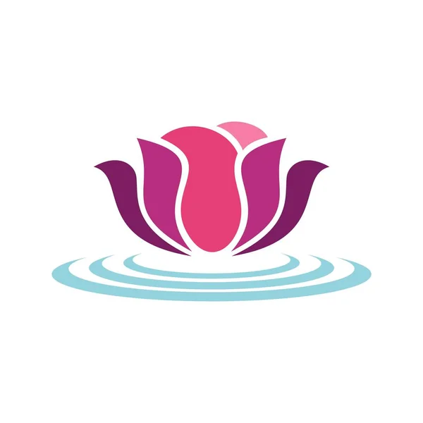 Icono Del Logotipo Del Diseño Floral — Vector de stock