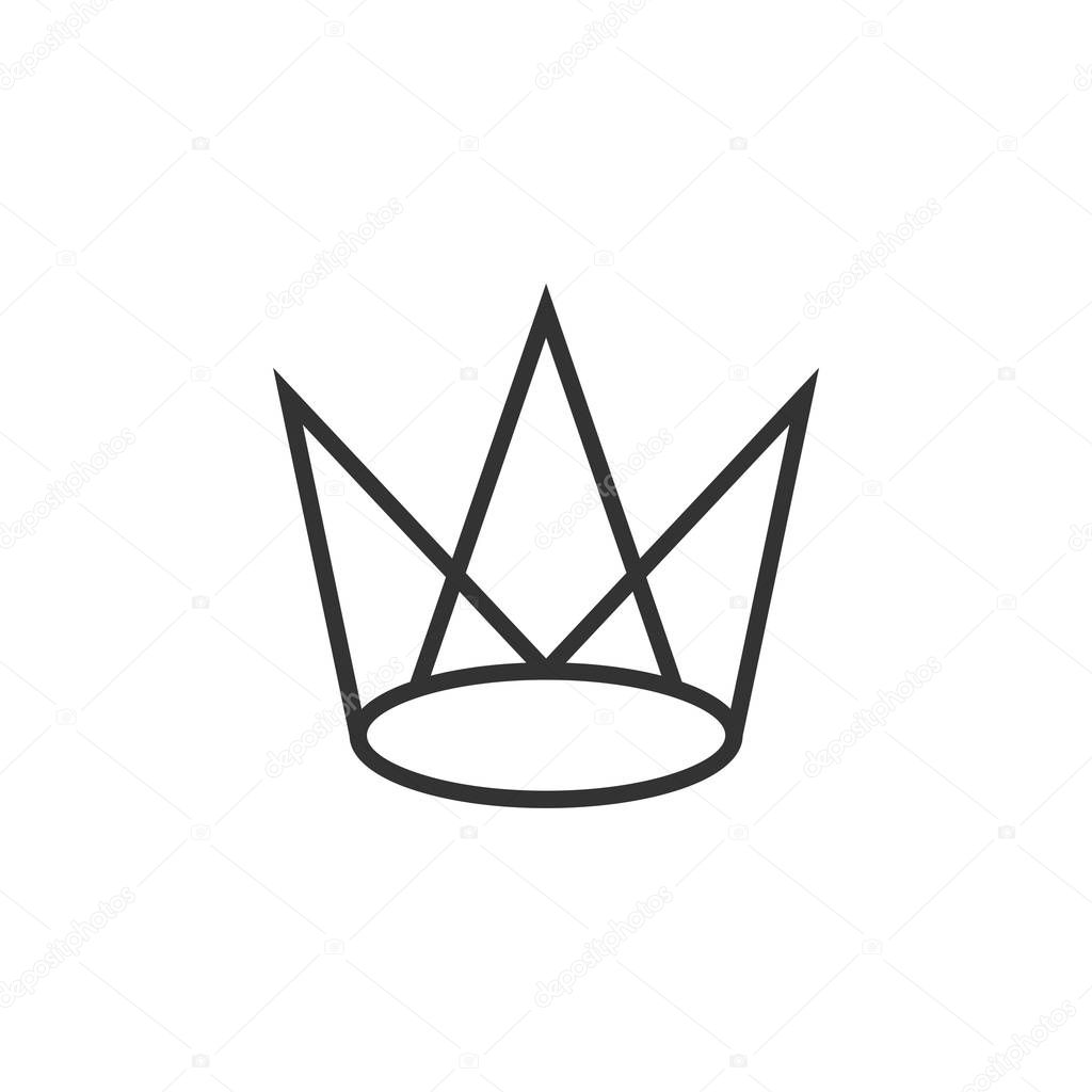 Color Crown Logo Template