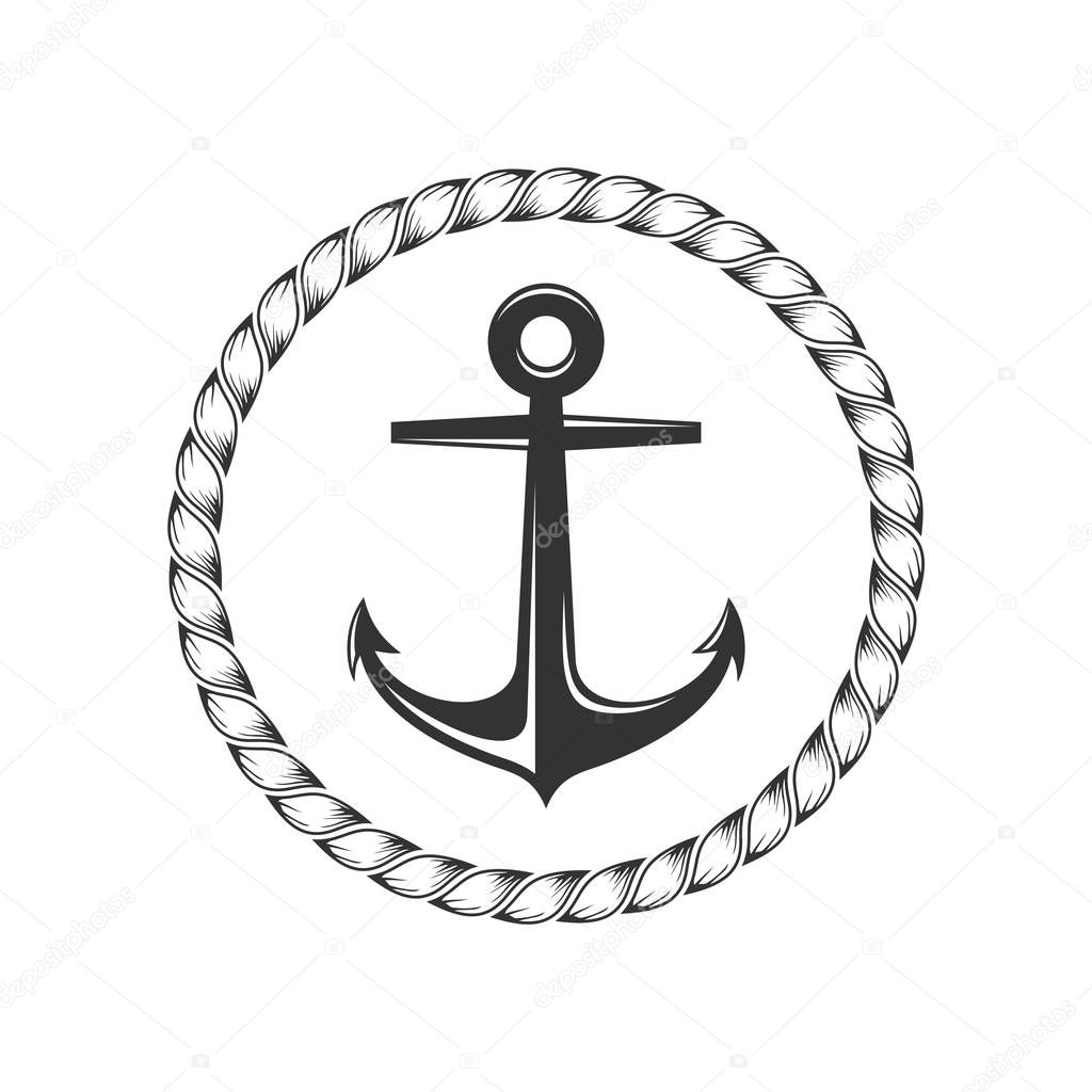 Vector Icon Template - Anchor