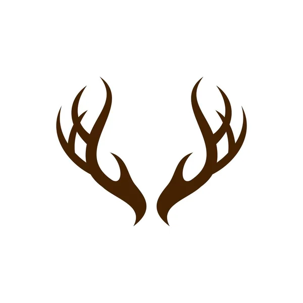 Vector deer horn Print Logo Template