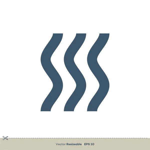 Abstrakta Vektor Färg Ikonen Logotyp Mall — Stock vektor