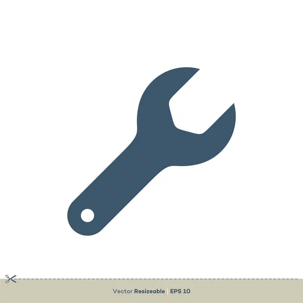 Repair Maintenance Tool Kit Logo Template — Stock Vector