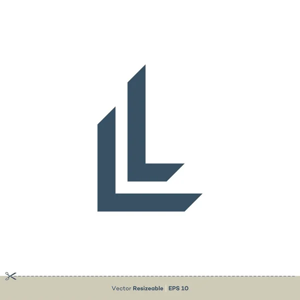 Dopisu Linky Logo Šablona — Stockový vektor