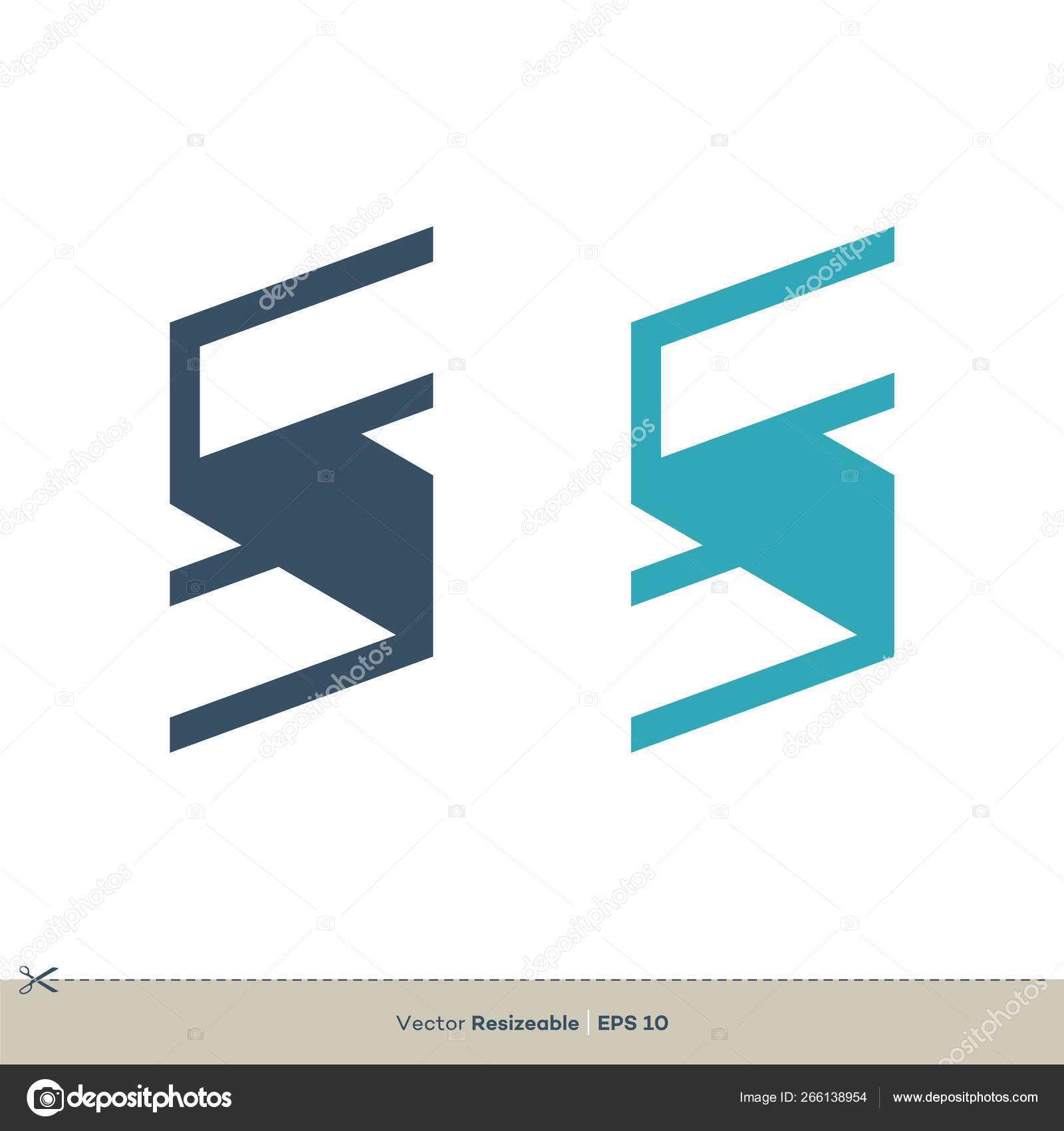 Шаблон Логотипа Letter Lines Векторное Изображение ©soponyono.