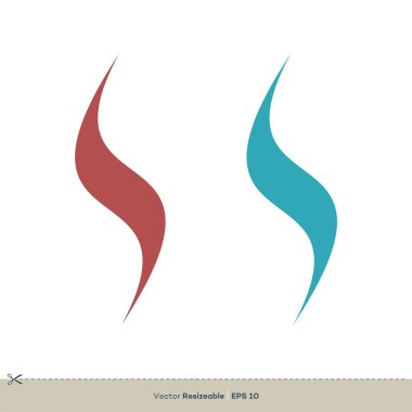 S Harf Satırları Logo Şablonu