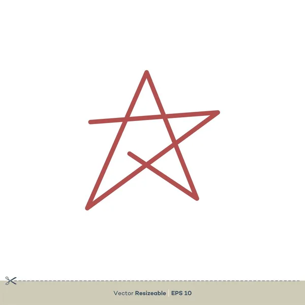 Vektor Illustration Stjärna Ikon — Stock vektor
