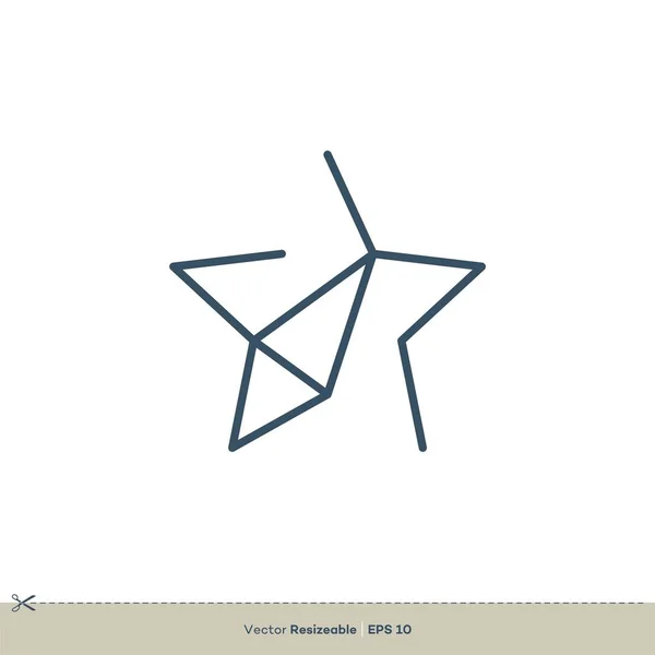 Vektorová Ilustrace Tvaru Hvězdy — Stockový vektor