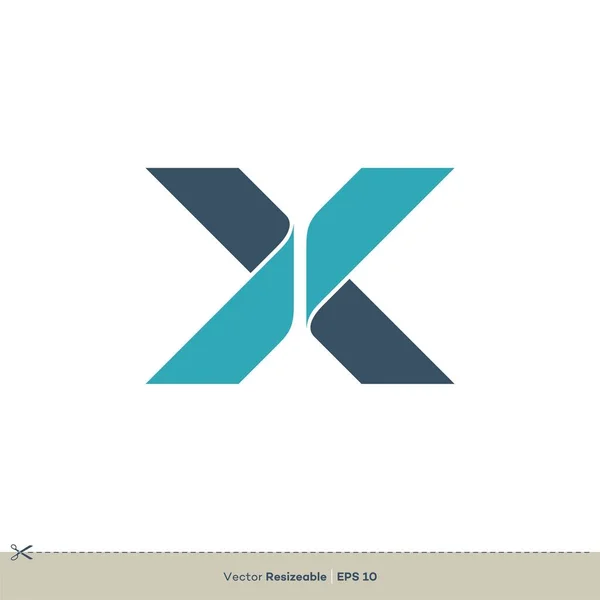 Letter Lines Logo Template — Stock Vector