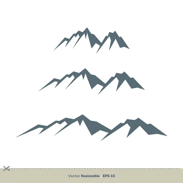 Vektör Çizim Dağlar — Stok Vektör