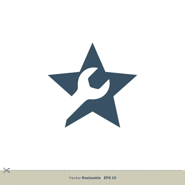 Vektor Illustration Stjärna Ikon — Stock vektor