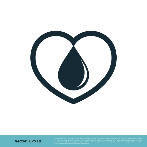 Corazón Icono Vector Simple Aislado Sobre Fondo Blanco — Vector de stock