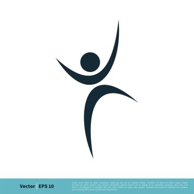 yoga basit vektör simgesi beyaz arkaplanda izole edildi