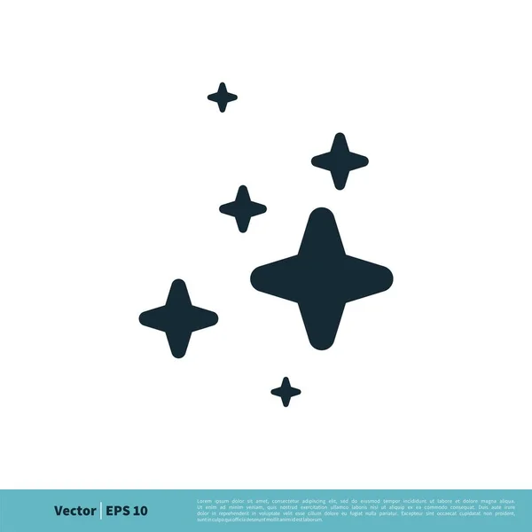 Estrella Simple Icono Vectorial Aislado Sobre Fondo Blanco — Vector de stock